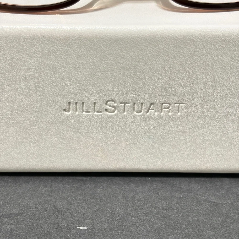 Jill Stuart Brown Pink Rectangular Eyeglasses JS601632-2 with Case